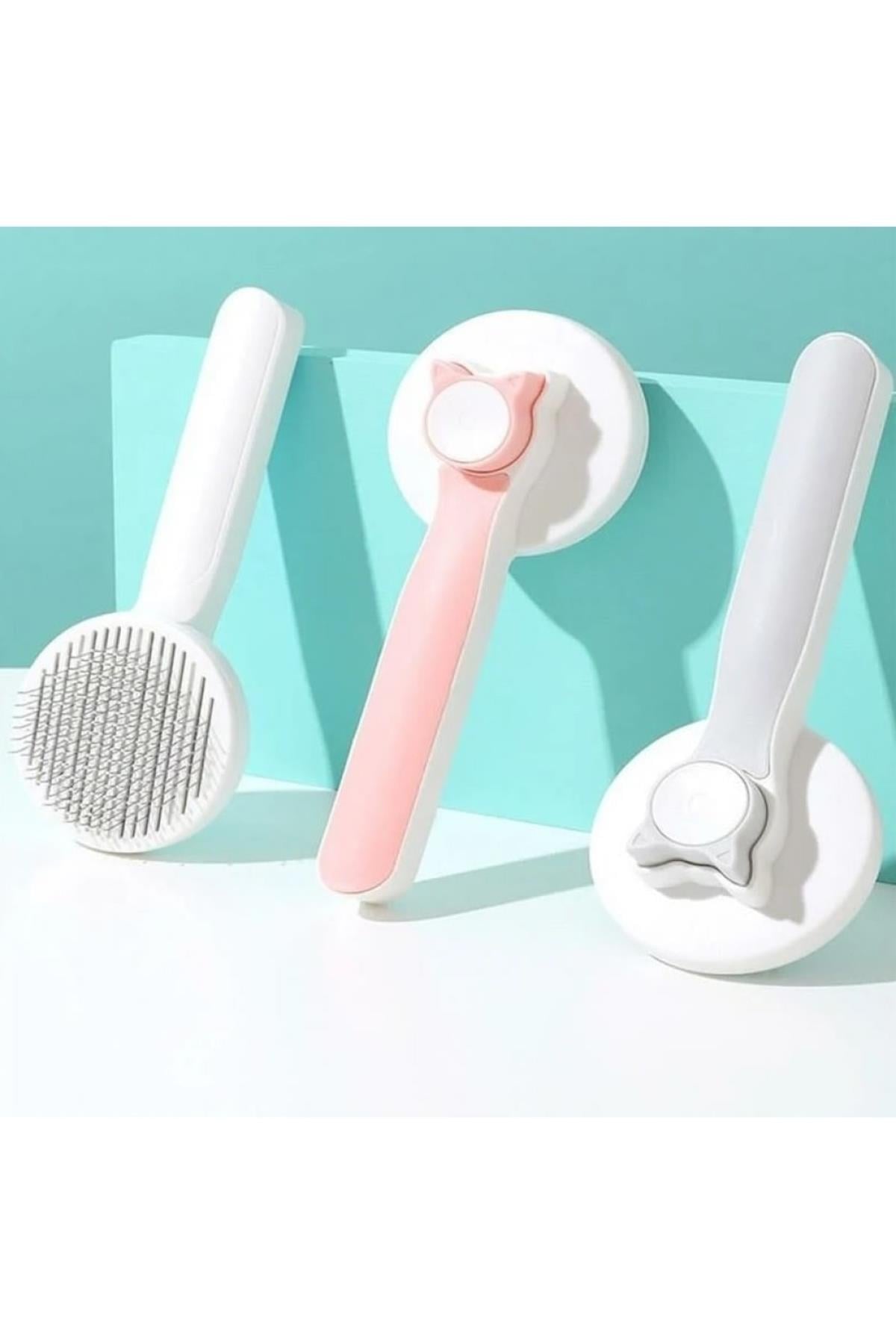 Key Pet Comb Kulaklı Lüx Basmalı Evcil Hayvan Tarağı 4320240000101