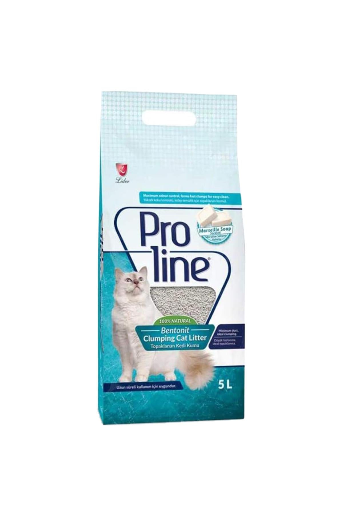 Marsilya Sabun Kokulu Topaklanan Bentonit Kedi Kumu 5 Lt