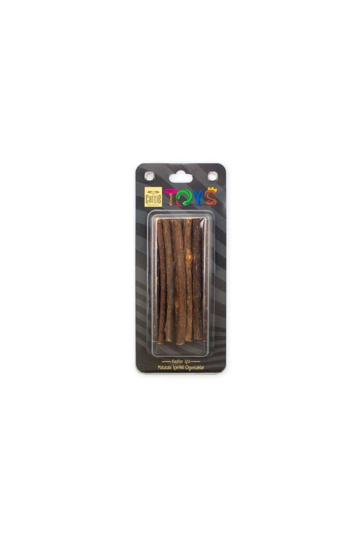 MATATABİ İÇERİKLİ KEDİ OYUNCAĞI KALIN ÇUBUK 12CM 12 Lİ