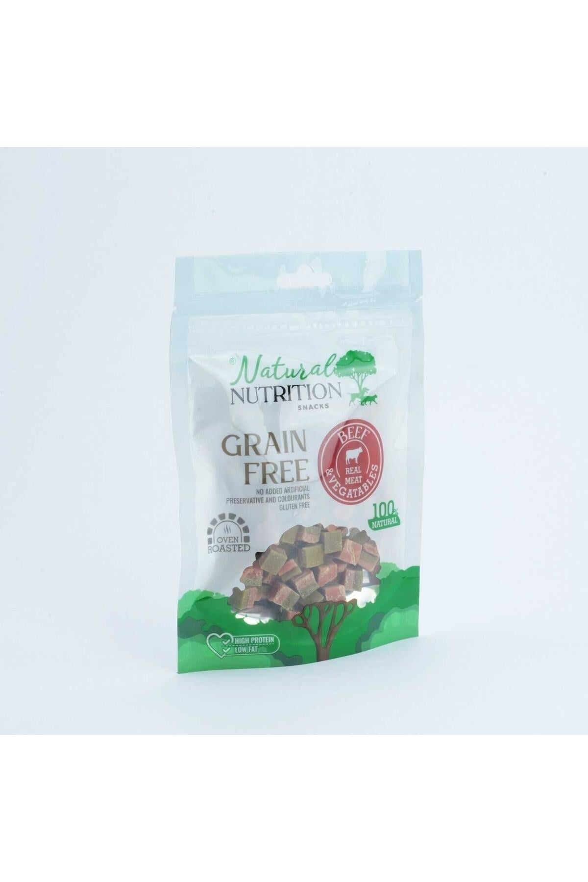Natural Nutrition Snacks Biftek Eti Ve Sebzeli Tahılsız Köpek Ödülü 75 Gr