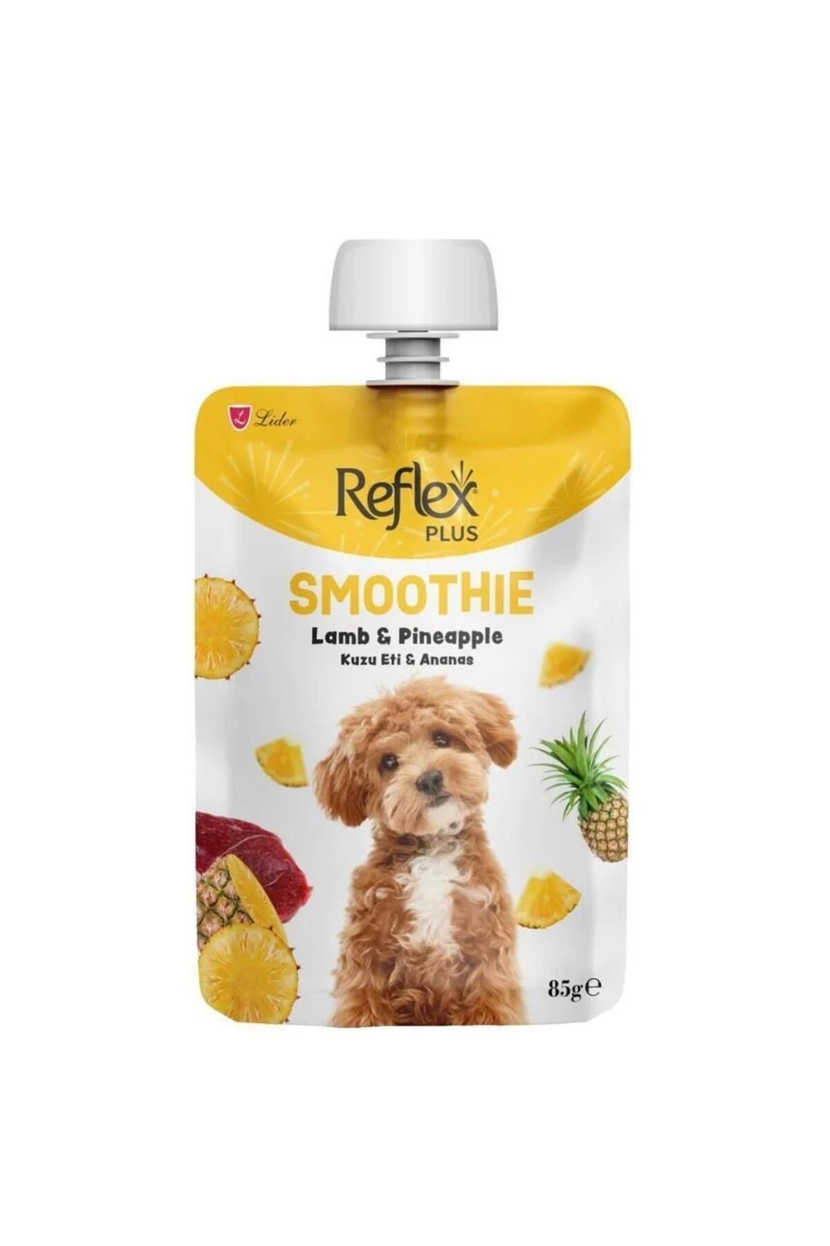 Plus Smoothie Kuzu Etli ve Ananaslı Sıvı Köpek Ödülü 85gr
