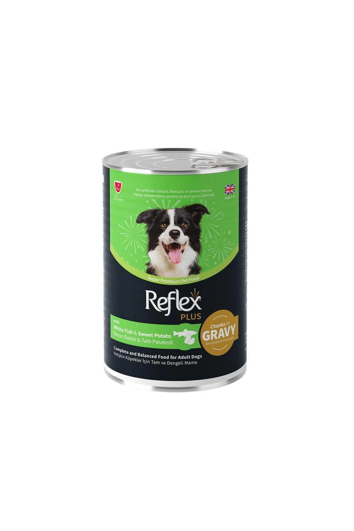 Plus Soslu Balıklı Patatesli Köpek Konservesi 400 Gr