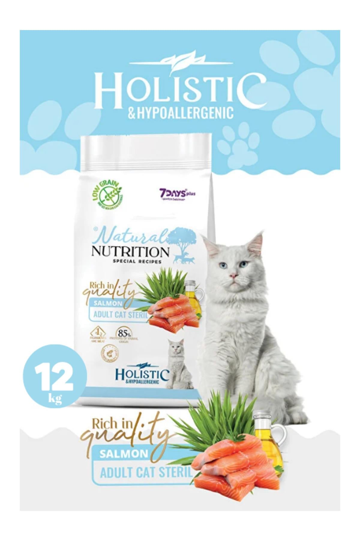 PREMIUM Somonlu Kuru Kısırlaştırılmış Kedi Maması 12 kg Salmon Adult Cat