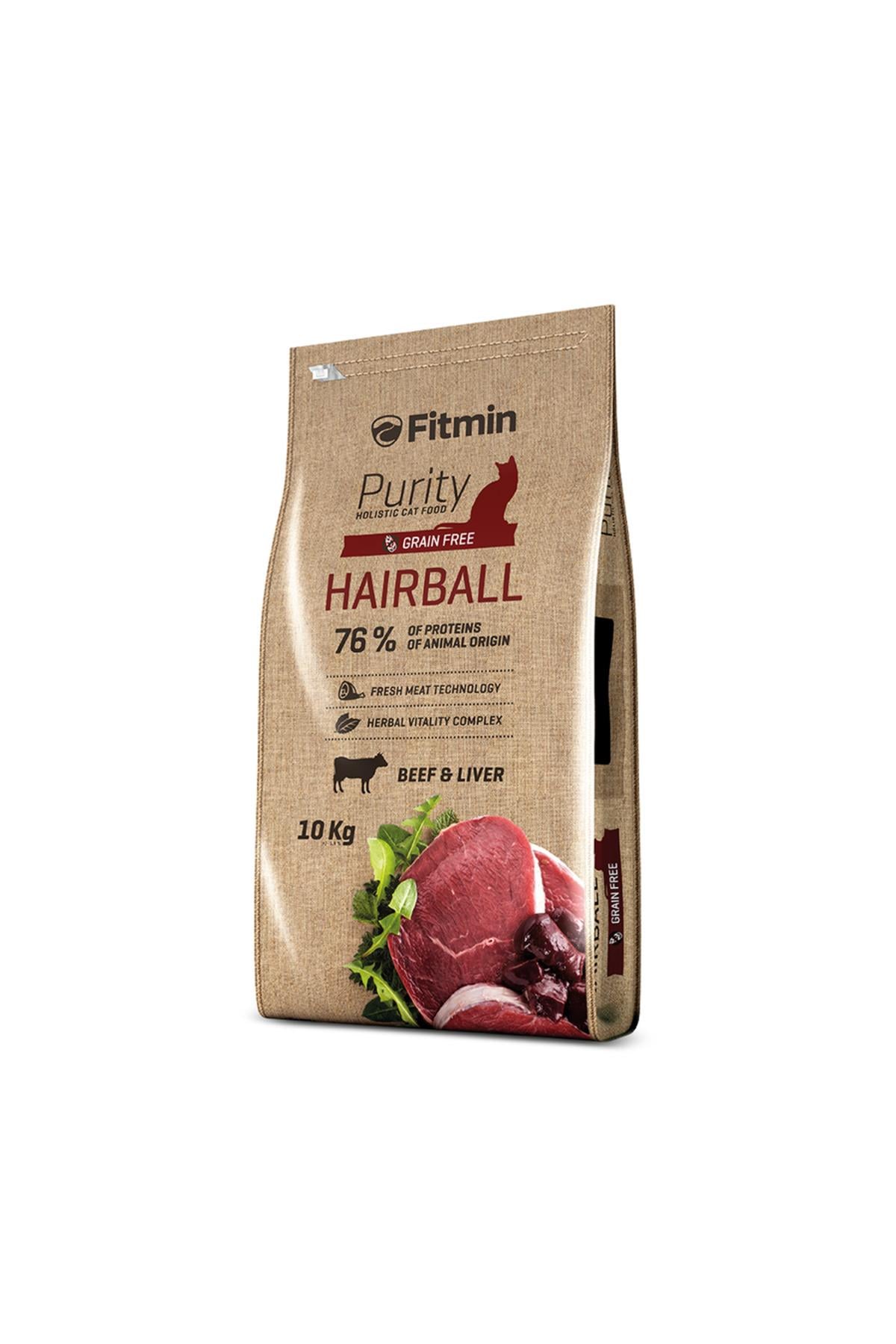 Purity Hairball Taze Sığır Etli Yetişkin Kedi Maması 10 Kg