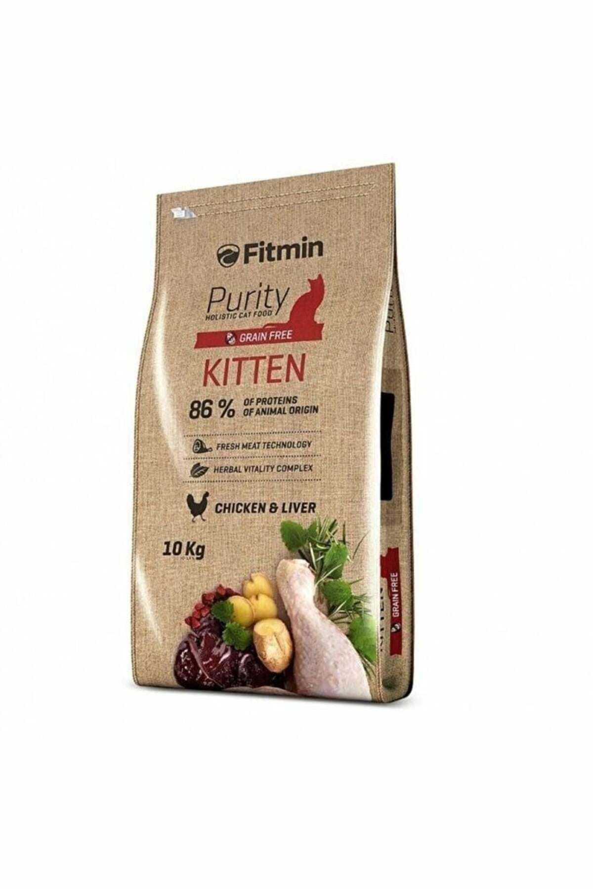 Purity Kitten Taze Tavuk Etli Ve Ciğerli Tahılsız Yavru Kedi Maması 10 Kg