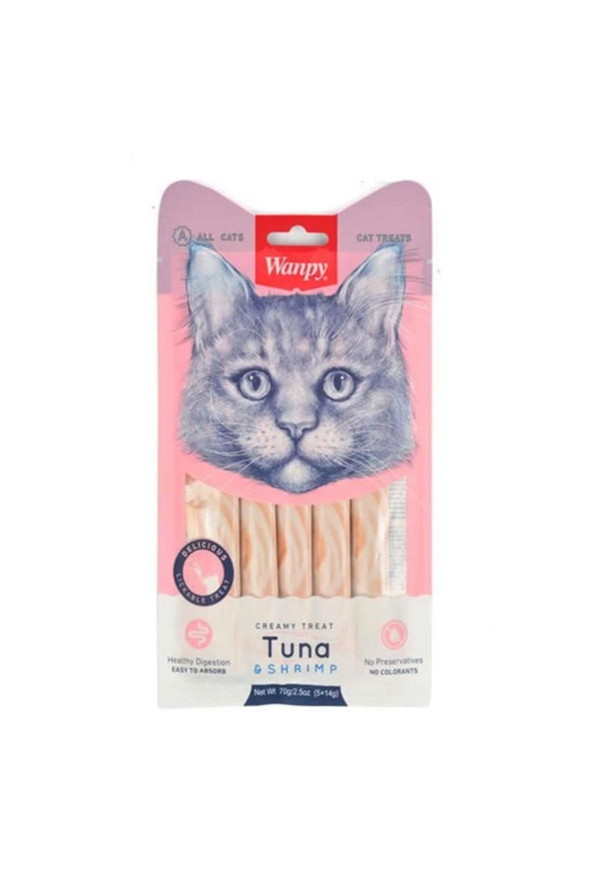 Ton Balığı Ve Karidesli Sıvı Kedi Ödül Maması 5x14 gr