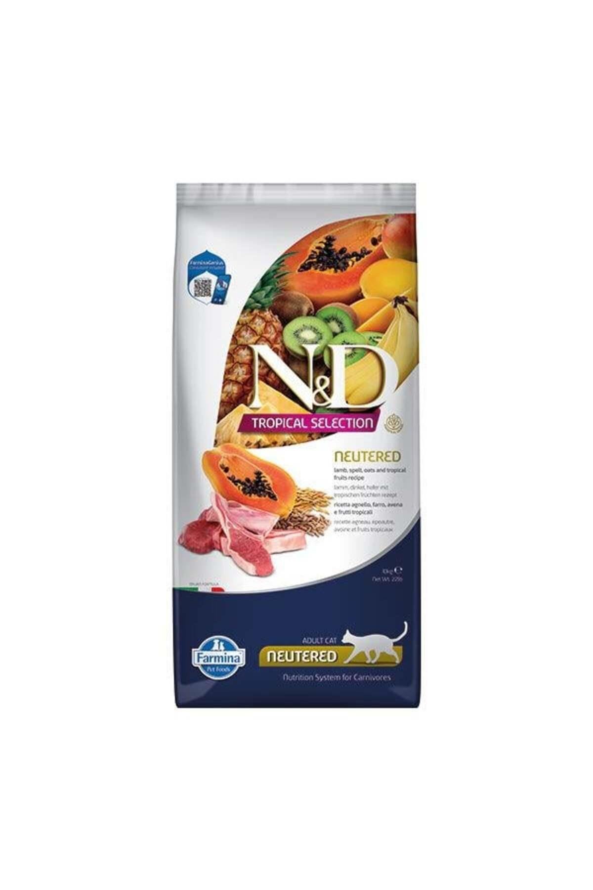 Tropical Kuzu Etli Kısırlaştırılmış Kedi Maması 10 KG
