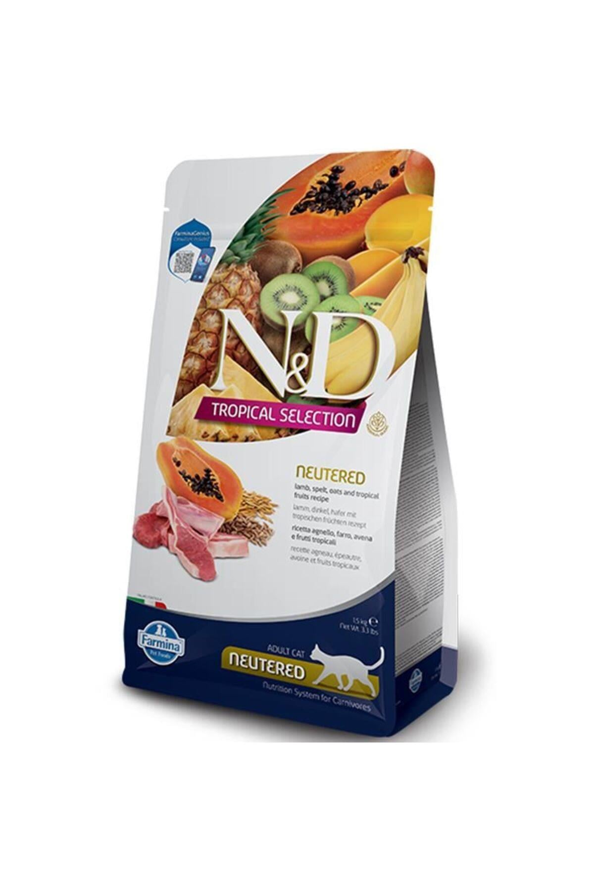 Tropical Kuzulu Kısır Kedi Maması 1.5 Kg
