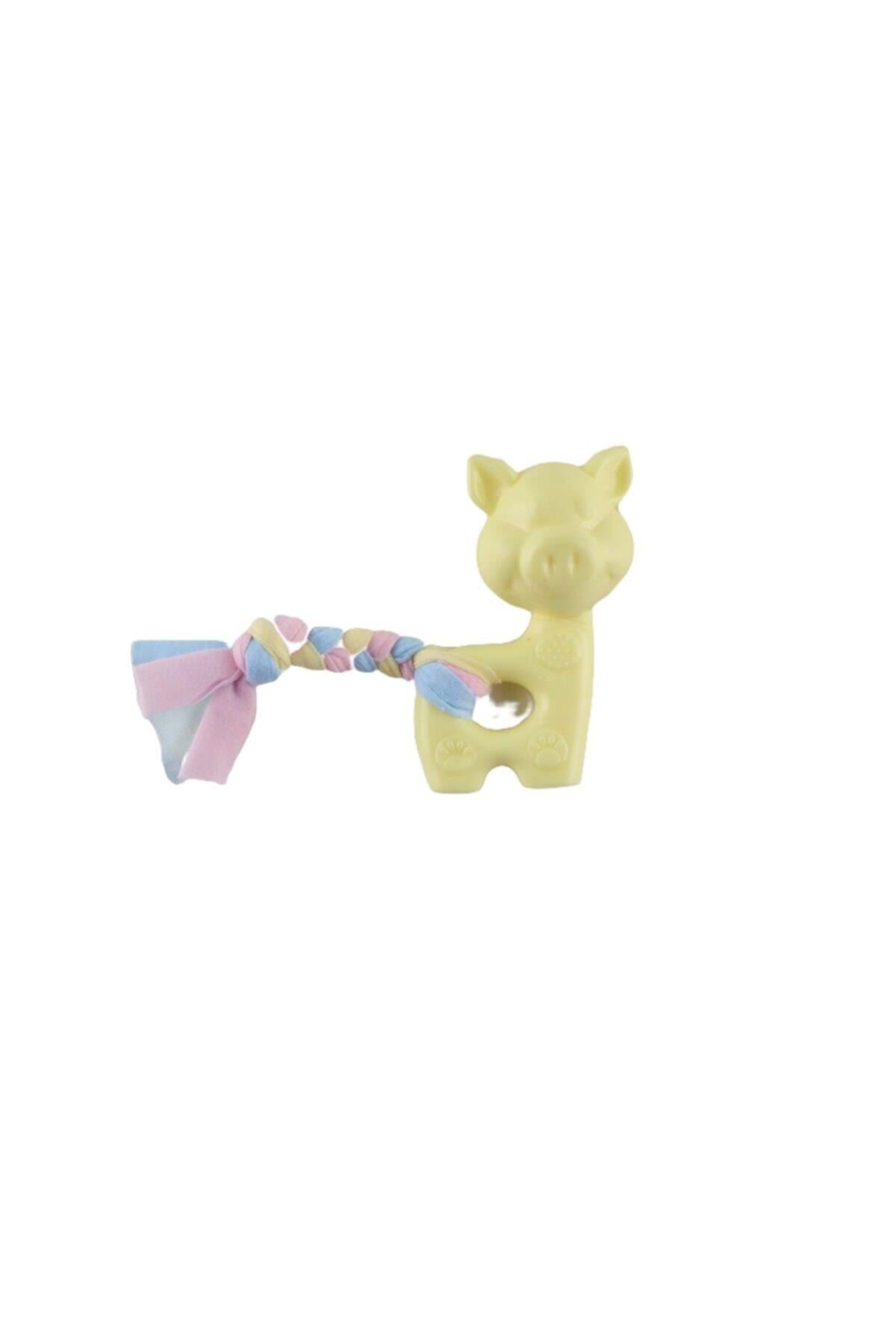 Zampa Piggy Anim Ipli Köpek Oyuncak 10x6cm Zdt2177