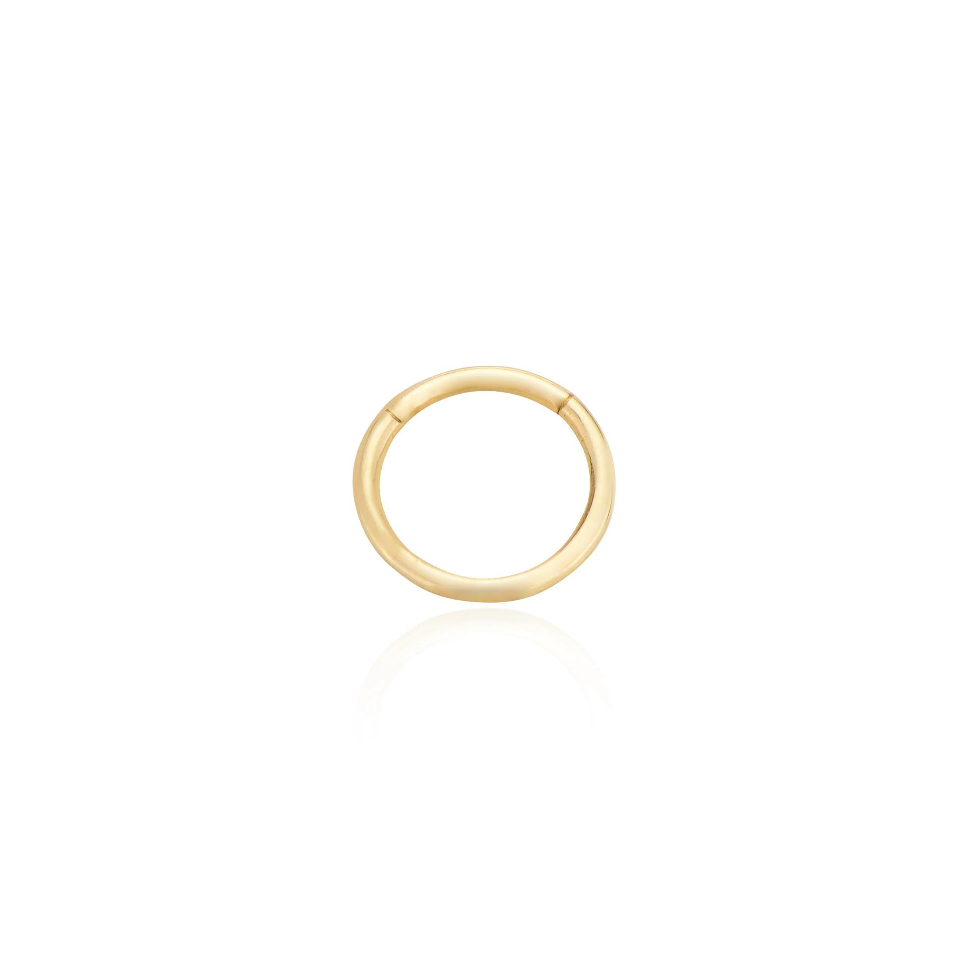 Halka helix piercing