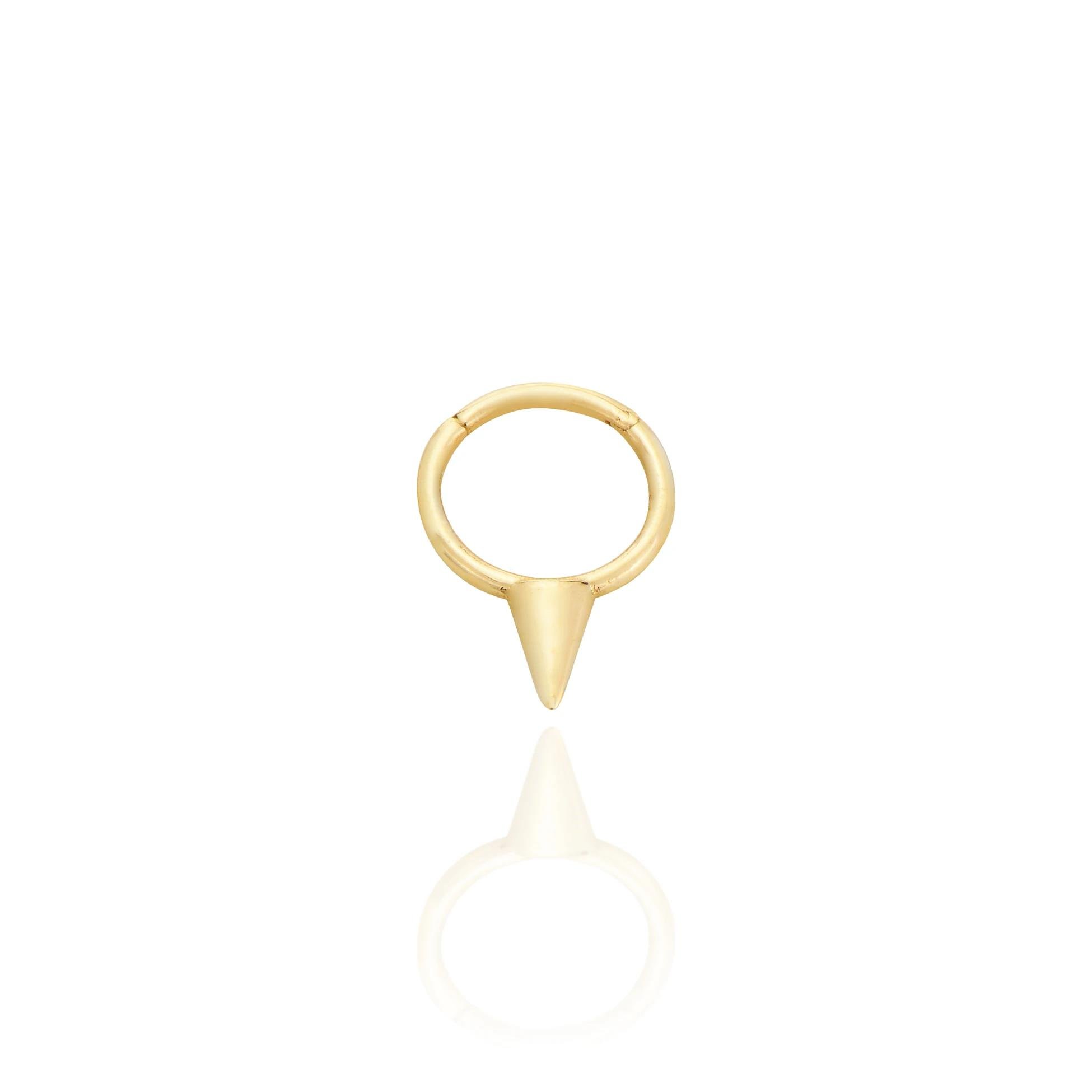 Kurşun model halka helix piercing