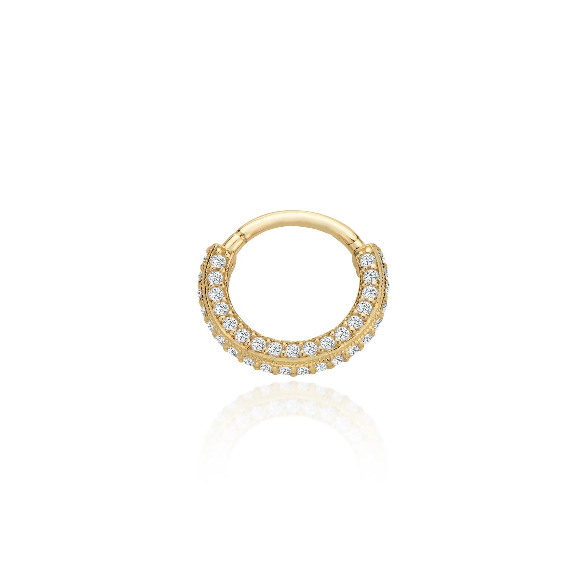 Tamtur halka helix piercing