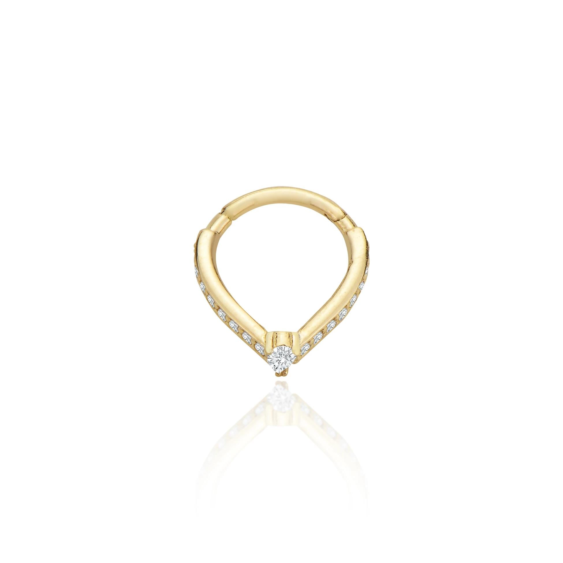 Tasarım modern helix piercing