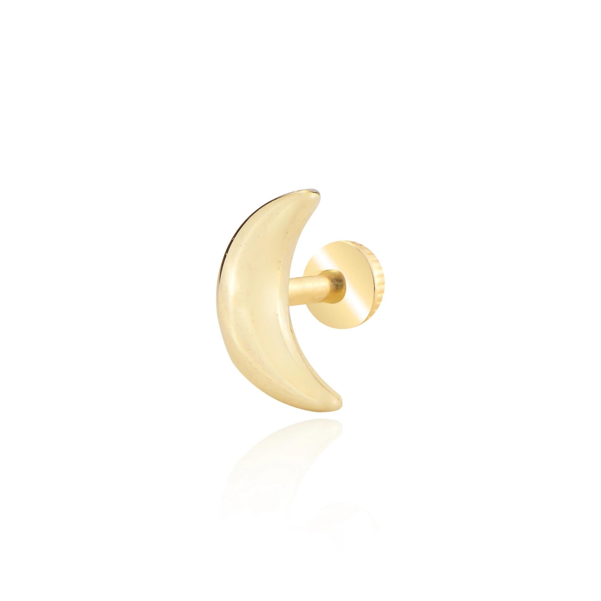Taşsız Ay model tragus piercing