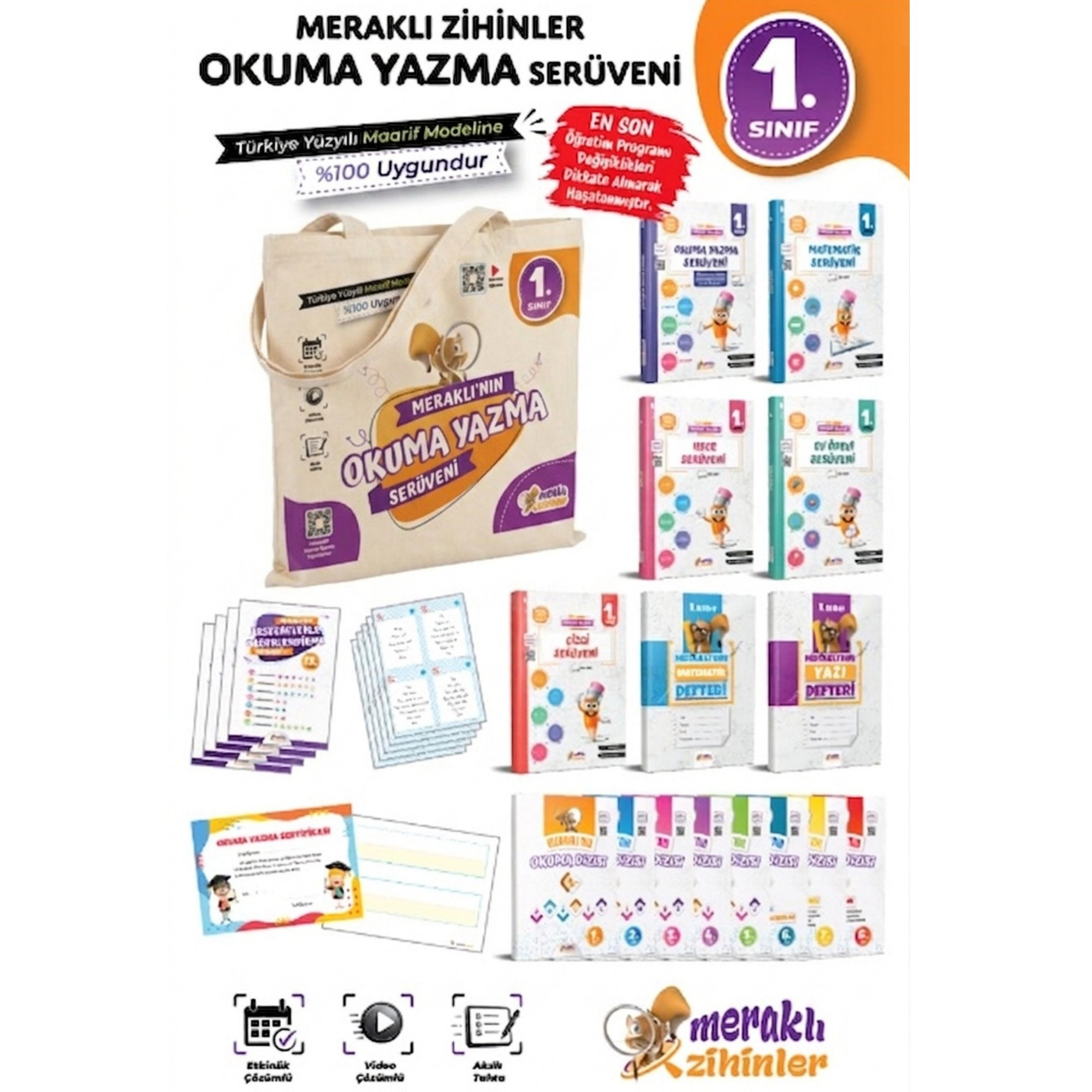 1.SINIF MERAKLININ OKUMA YAZMA SERÜVENİ SETİ