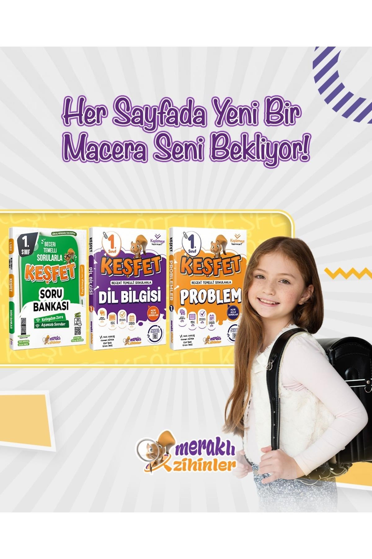 1. SINIF - SORU BANKASI-PROBLEM-DİL BİLGİSİ [3'LÜ SET] (2025)