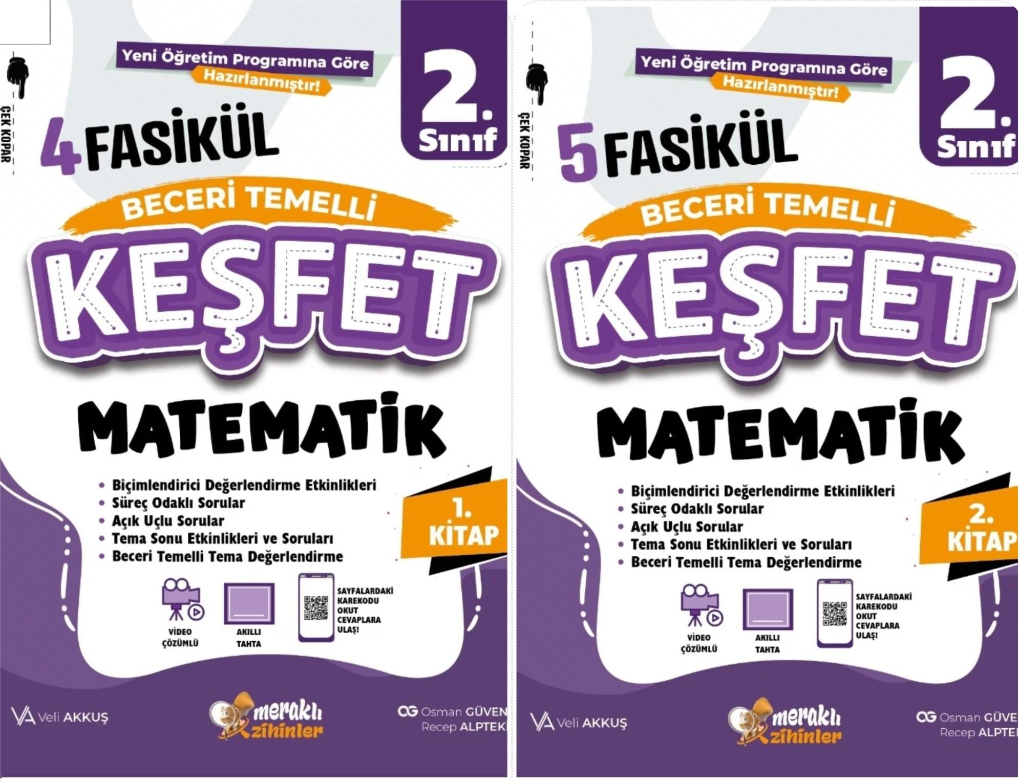 2.SINIF BECERİ TEMELLİ MATEMATİK(1-2) 9 FASİKÜL KEŞFET(2'Lİ SET)