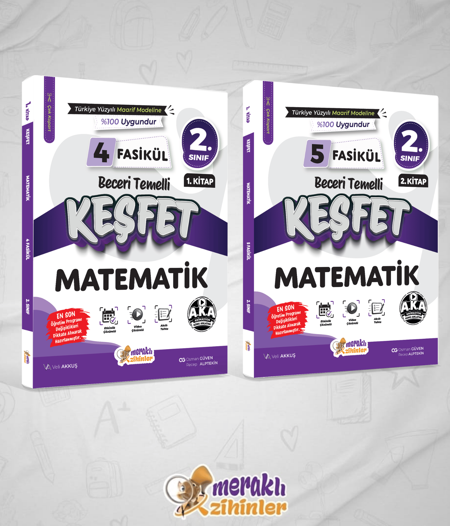 2.SINIF BECERİ TEMELLİ MATEMATİK(1-2) 9 FASİKÜL KEŞFET(2'Lİ SET)