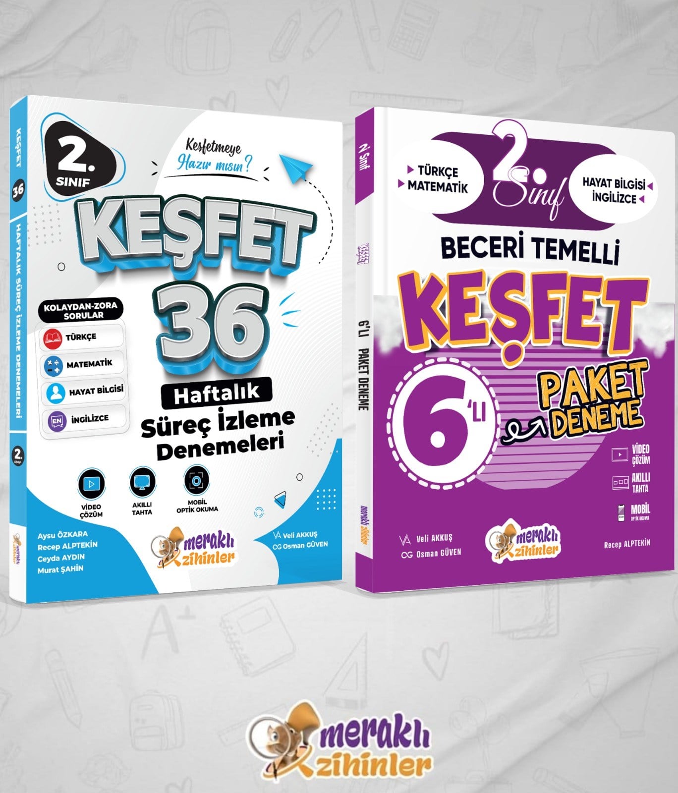 2.SINIF 36  HAFTALIK SÜREÇ İZLEME+6LI SARMAL DENEME(2Lİ SET)