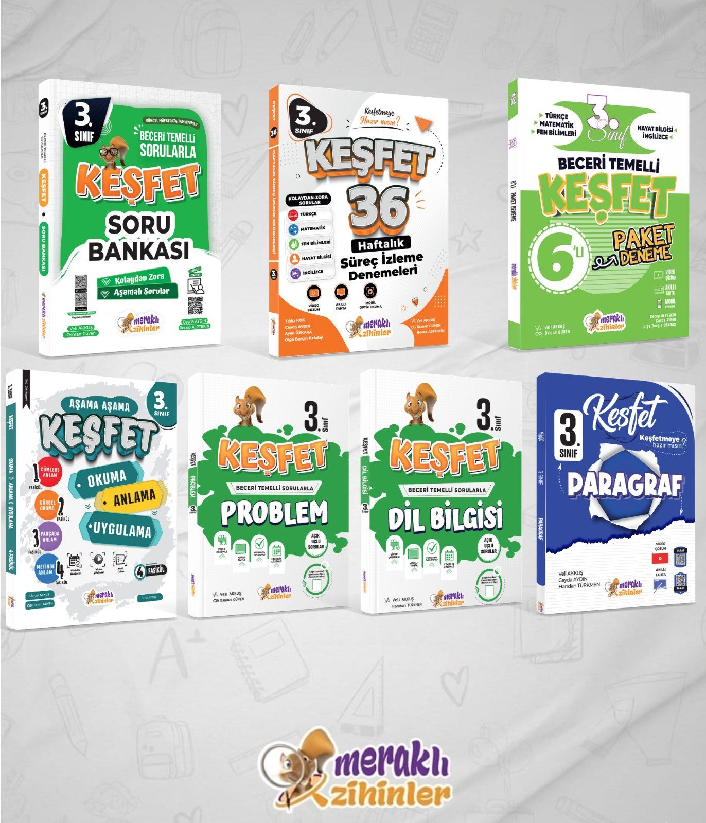3. SINIF FUL SET (7 KİTAP) GÜNCEL MÜFREDAT