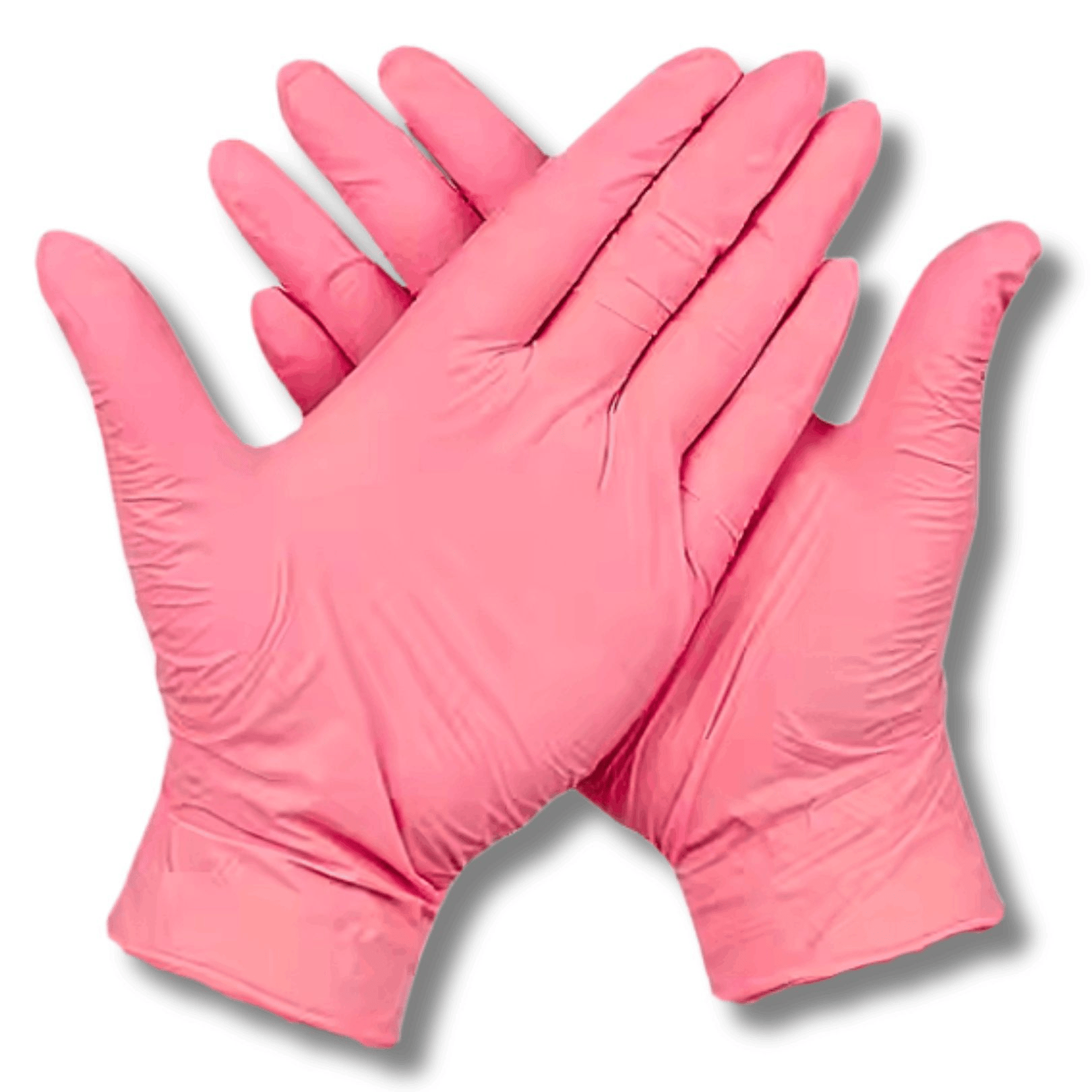 Pembe Nitril Eldiven S-M-L