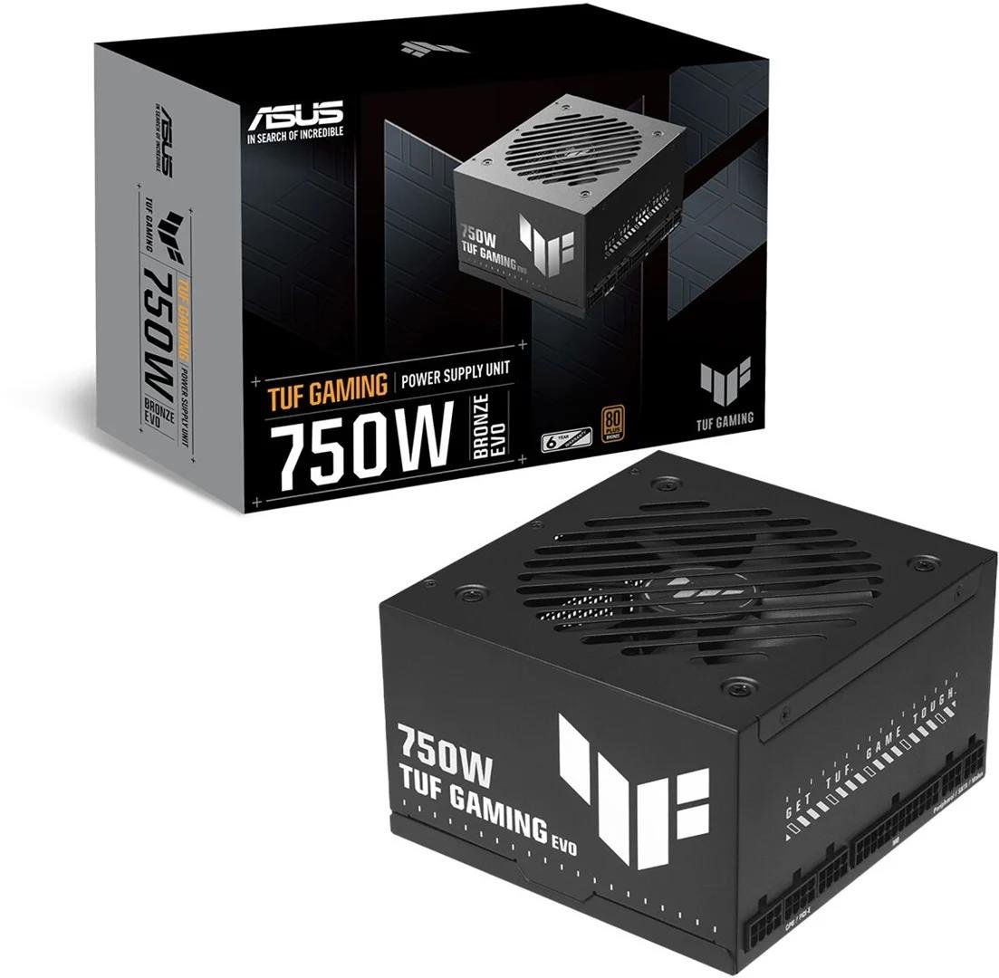 ASUS 750W TUF GAMING 750B EVO 80+ Bronze Tam Modüler ATX 3.1 PCIe Gen 5.1 Güç Kaynağı