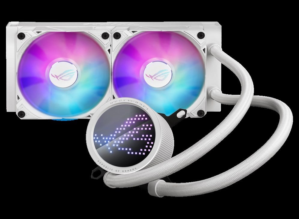 Asus ROG RYUO III 240 ARGB White Edition 240 mm Intel(1700p/1851p)-AMD Uyumlu Sıvı Soğutucu