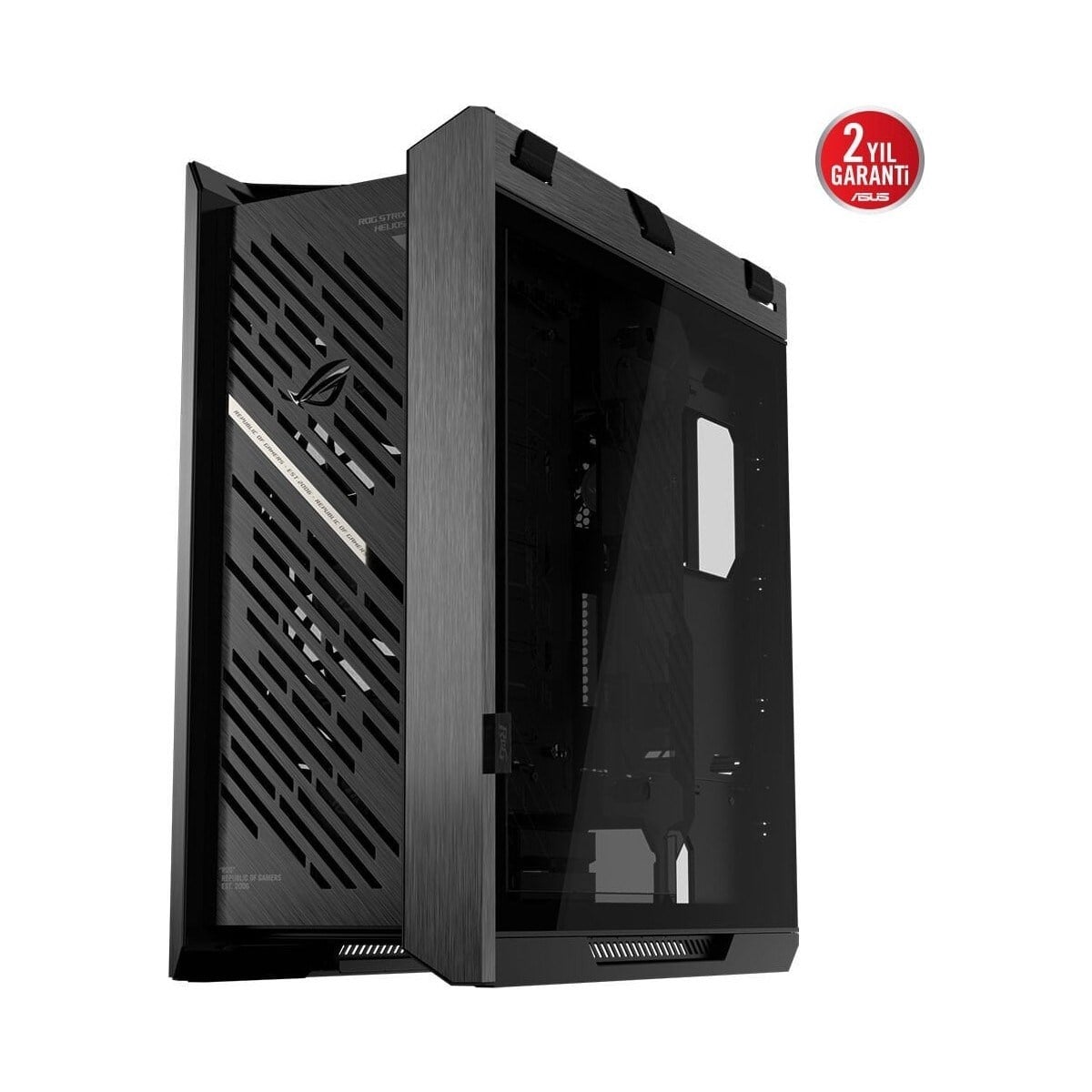 ASUS ROG Strix Helios II GX601S Black Edition 4x140mm Fan Mesh Çift Temperli Cam USB 3.2 Mid Tower E-ATX Gaming Kasa