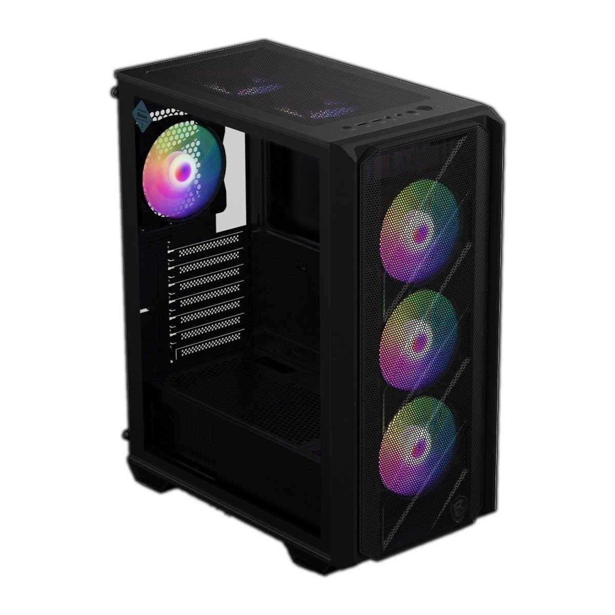 MSI MAG FORGE 141A B75 PCIE5 II Temperli Cam 6 x120mm Auto RGB Fan 750W Bronz ATX Gaming Bilgisayar Kasası