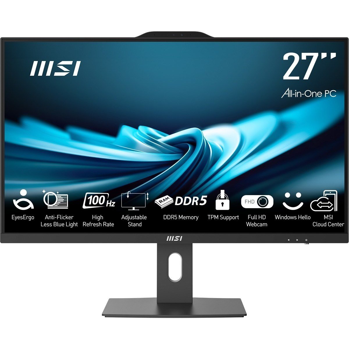 Msı Pro AP272P 14M-867XEU Core I5-14400 16GB 512GB SSD 27.0″ Fhd Freedos Sıyah All In One Pc
