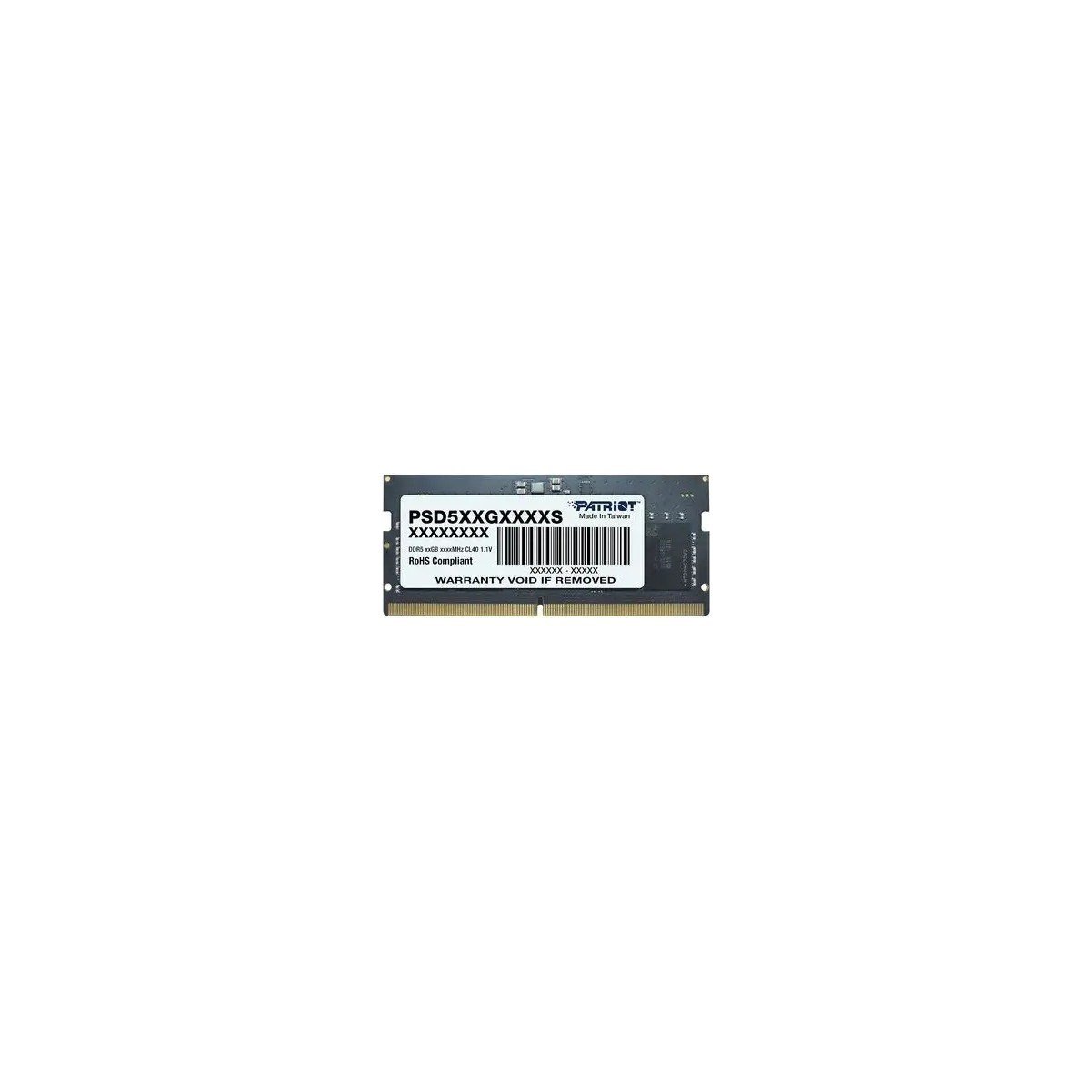 Patriot Sodimm 16GB 4800MHZ Ddr5 CL40 Notebook Bellek (PSD516G480081S)