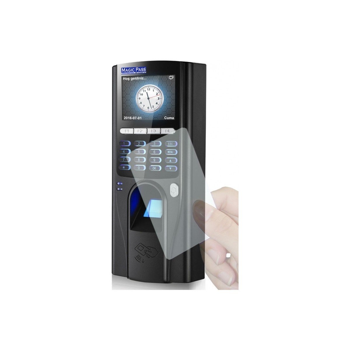 Perkotek Magic Pass 12550 ID Parmak İzi Kapı Açma Okuyucu Sistemi