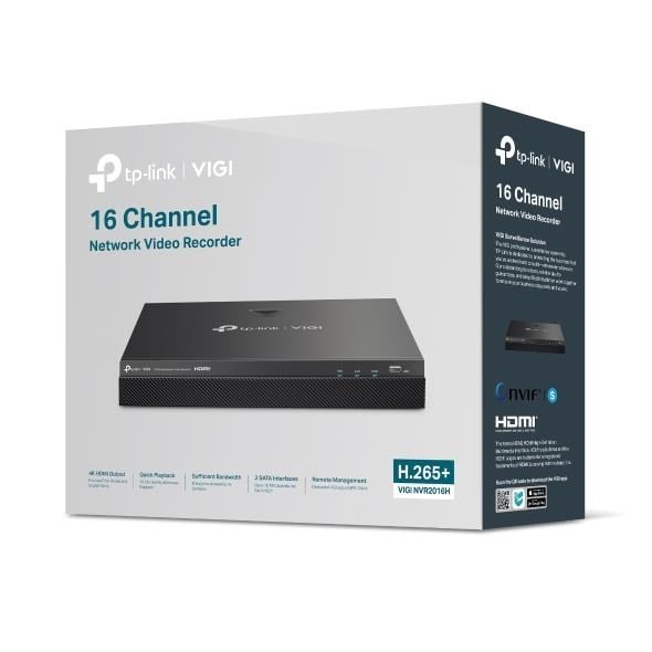 TP-Link VIGI NVR2016H 16 Kanal NVR Kamera Kayıt Cihazı