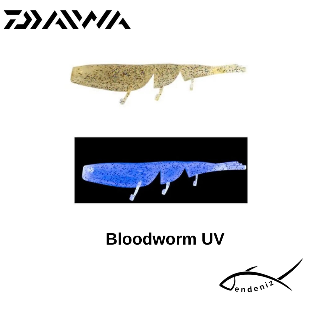 Daiwa Bait Junkie Prawn 7.6 Cm Silikon Karides ( 6 Adet )