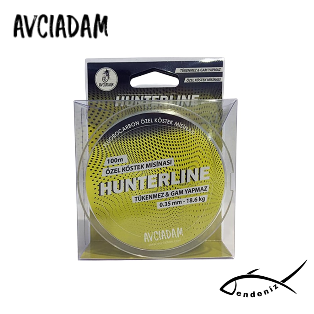 Hunterline 0,35mm - 18.6kg 100m Fluorocarbon Köstek Misinası