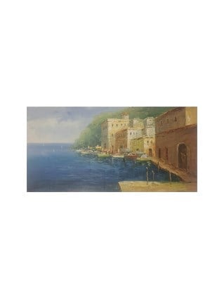120x60 yatay Akdeniz manzarası