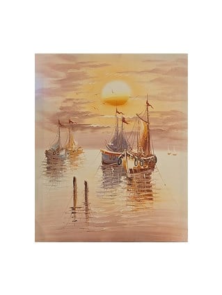 50x60 günbatımı liman 1