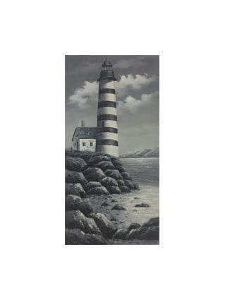 60x120 dik siyah beyaz manzara
