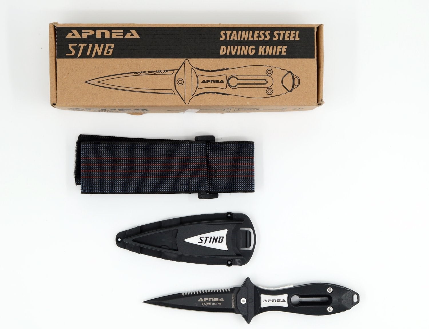 Apnea Sting Gen2 Pro Siyah Bıçak