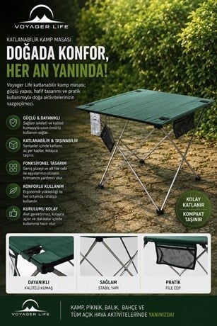 Apnea Voyager Life Dağcı Masa Küçük Boy 