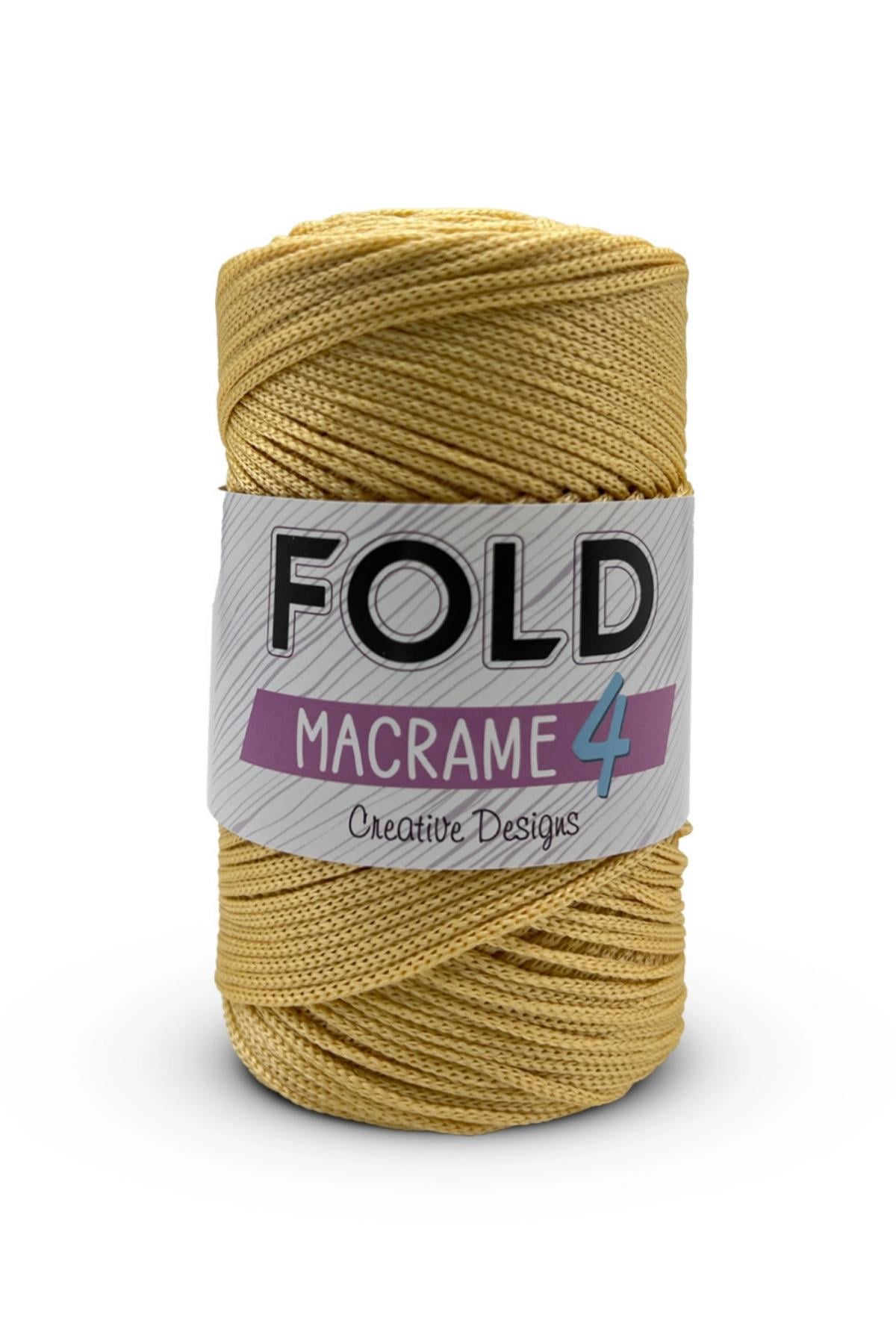 No.4 İp - 5 Adet / 200 gr Polyester Makrome Ipi Polyester Makrome Ip Supla Ip Ve Çanta Ipi