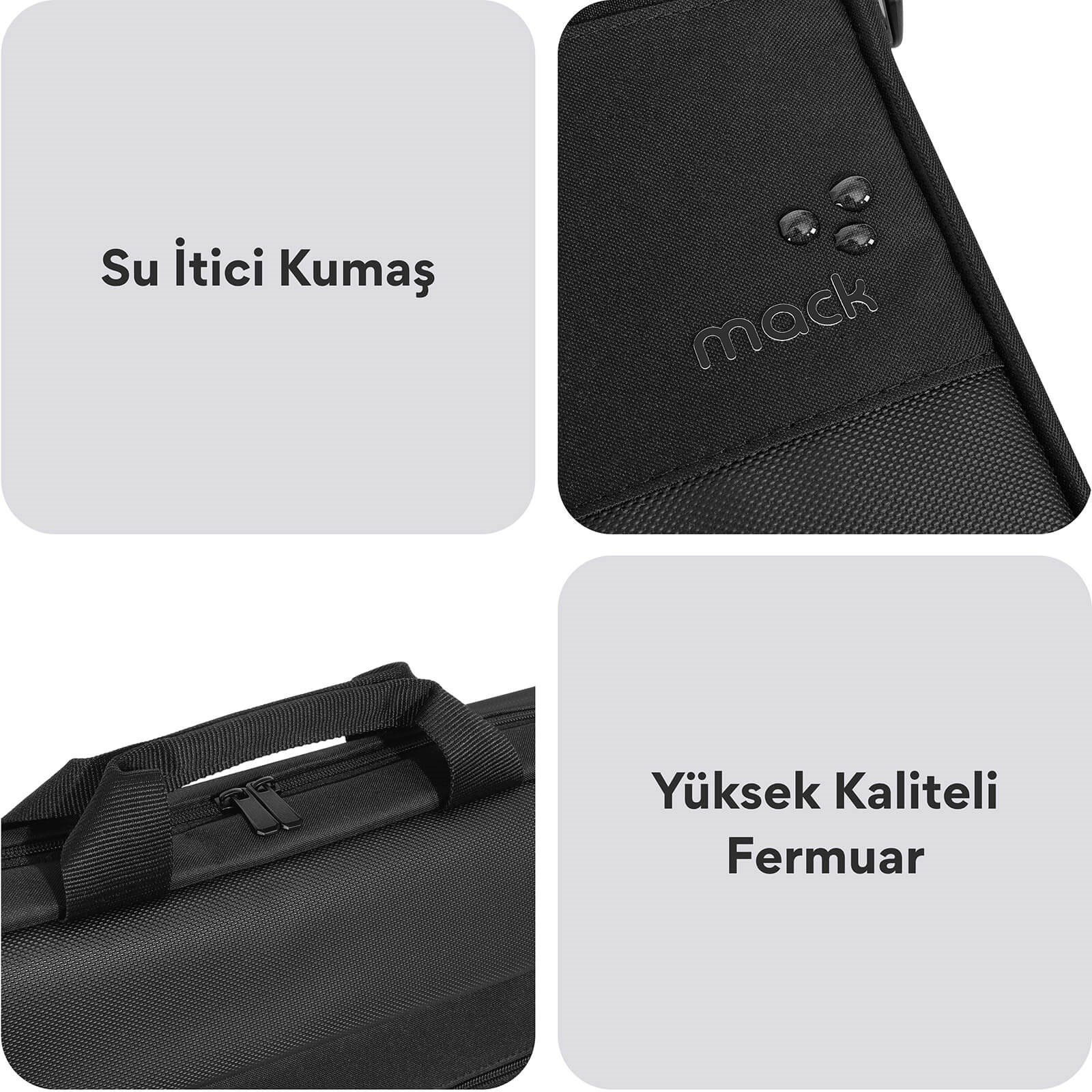 MACK MCC-1603 16 PAX Motion Notebook Çantası Siyah
