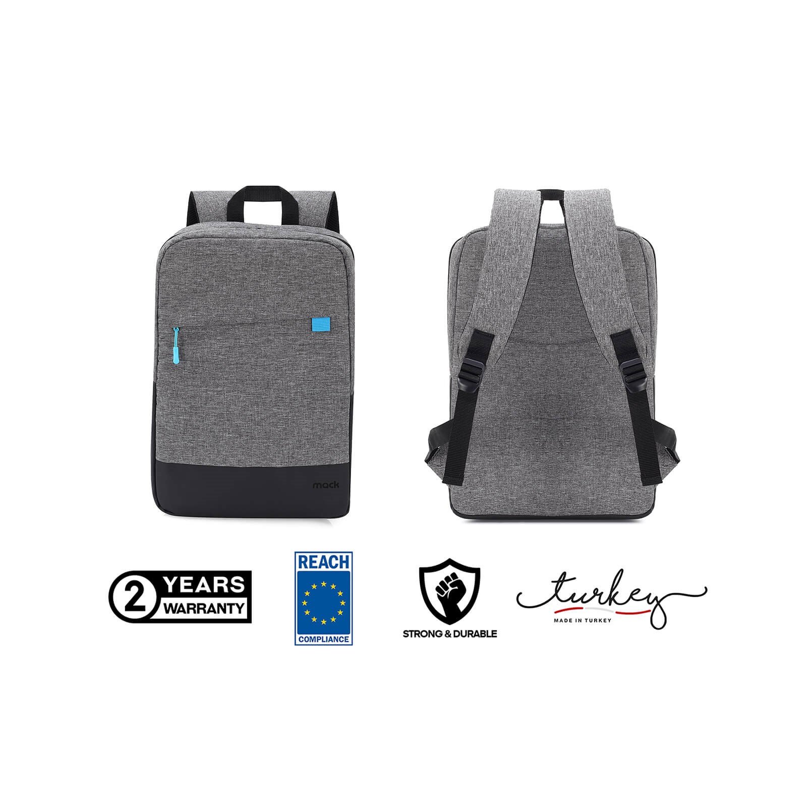 MACK MCC-606 15.6 UNICITY 3.0 Notebook Sırt Çantası Gri