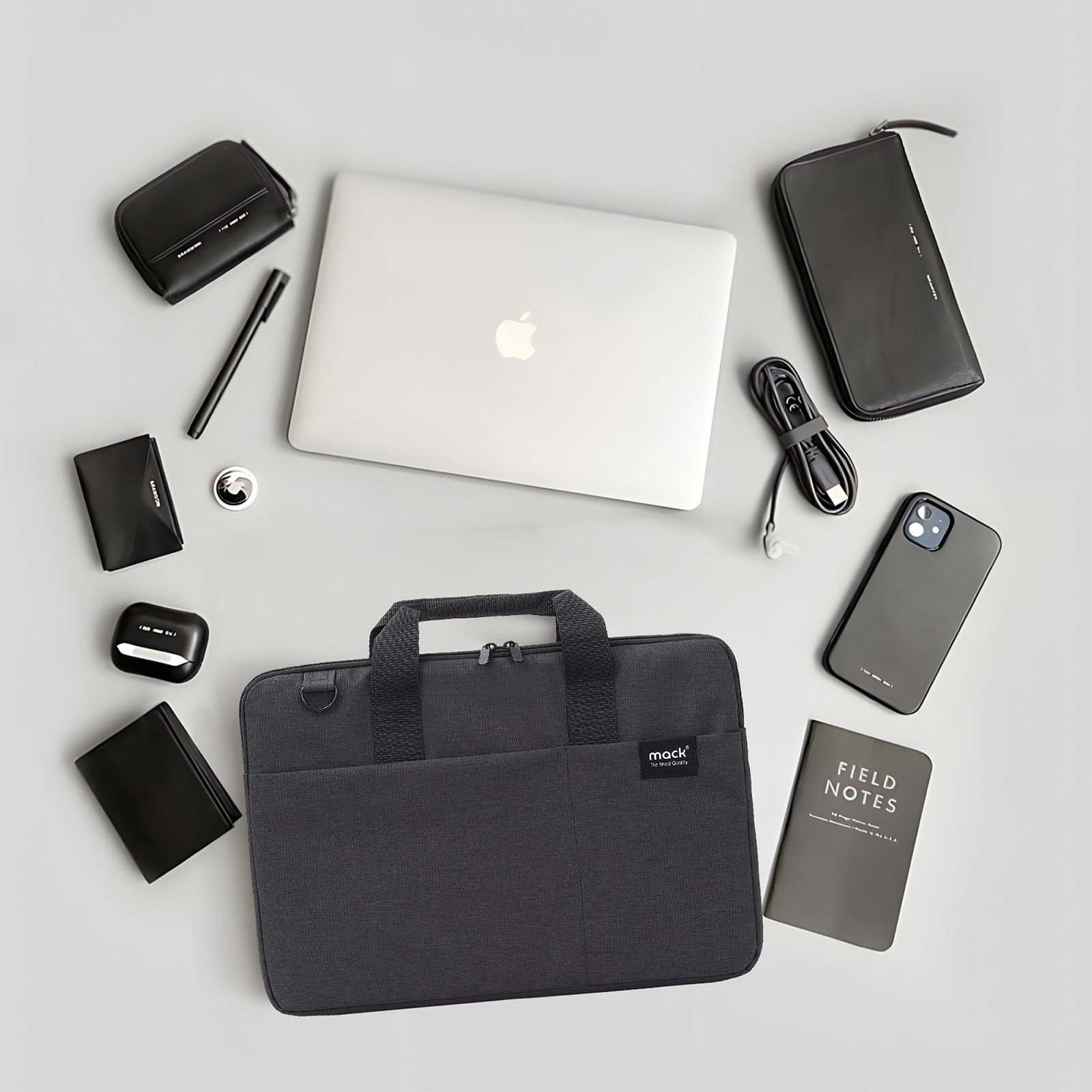 MACK MCC-703 15.6 City Fit Eco Notebook Çantası Siyah