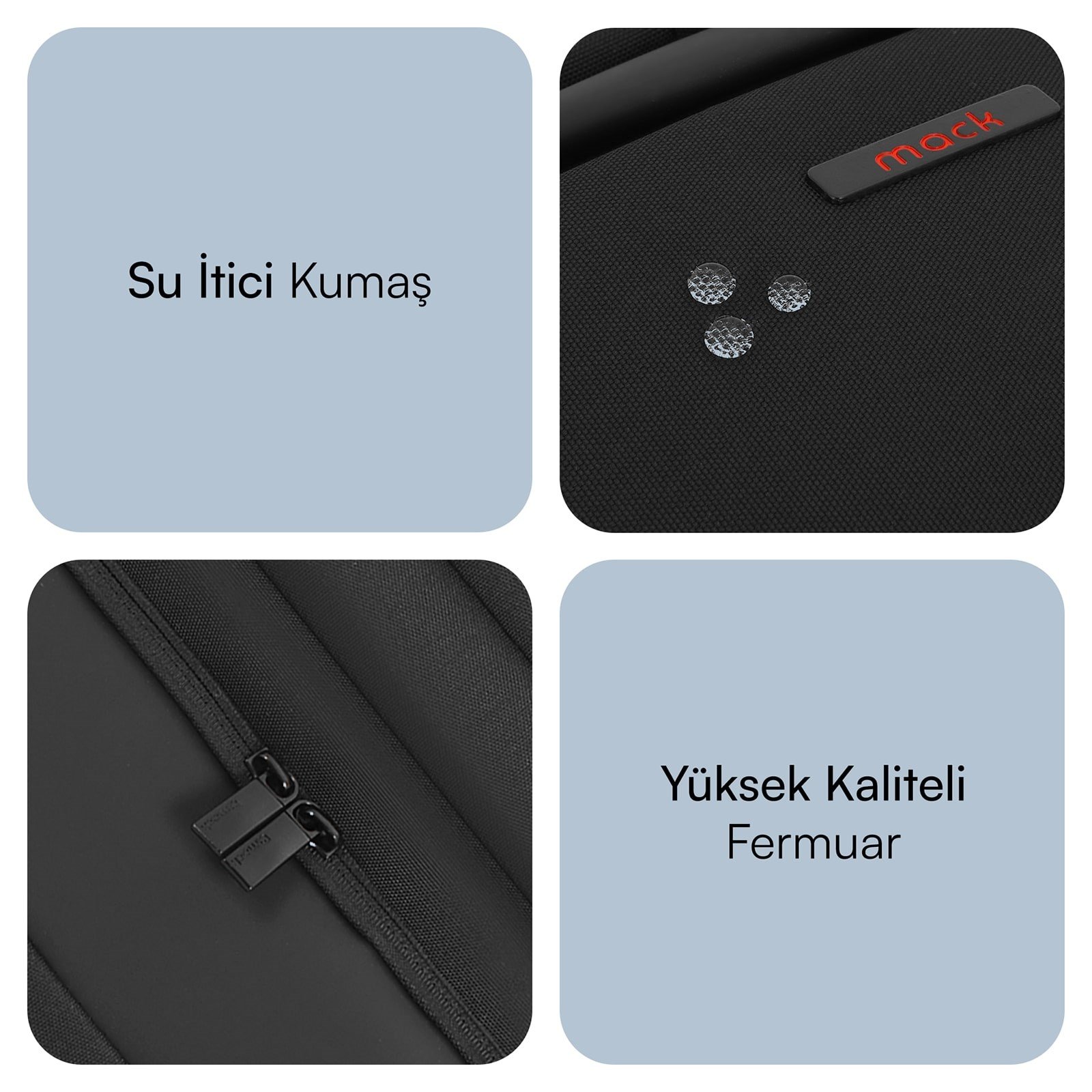 MACK MCC-804 14.1 Business X Notebook Sırt Çantası Siyah