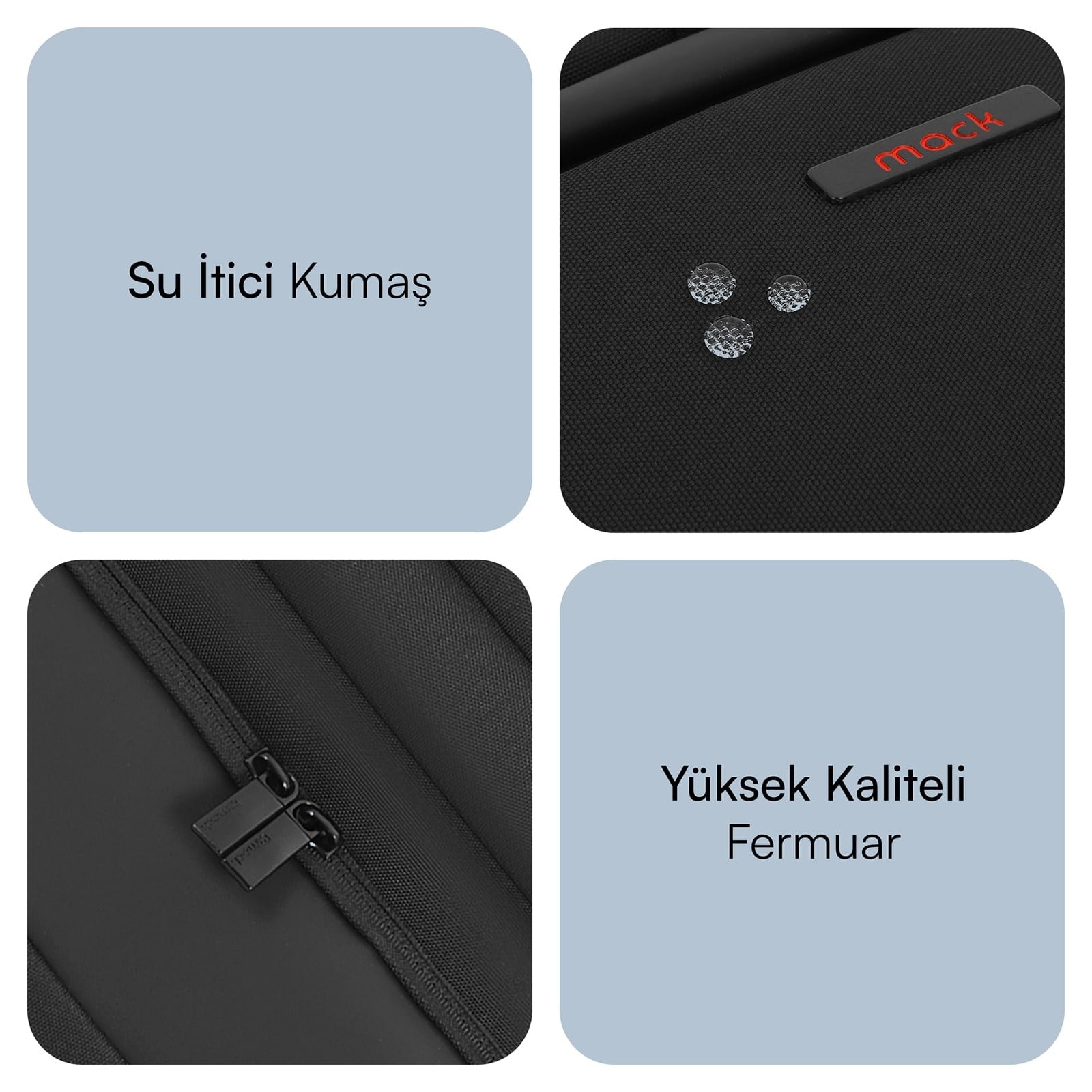MACK MCC-804 14.1 Business X Notebook Sırt Çantası Siyah
