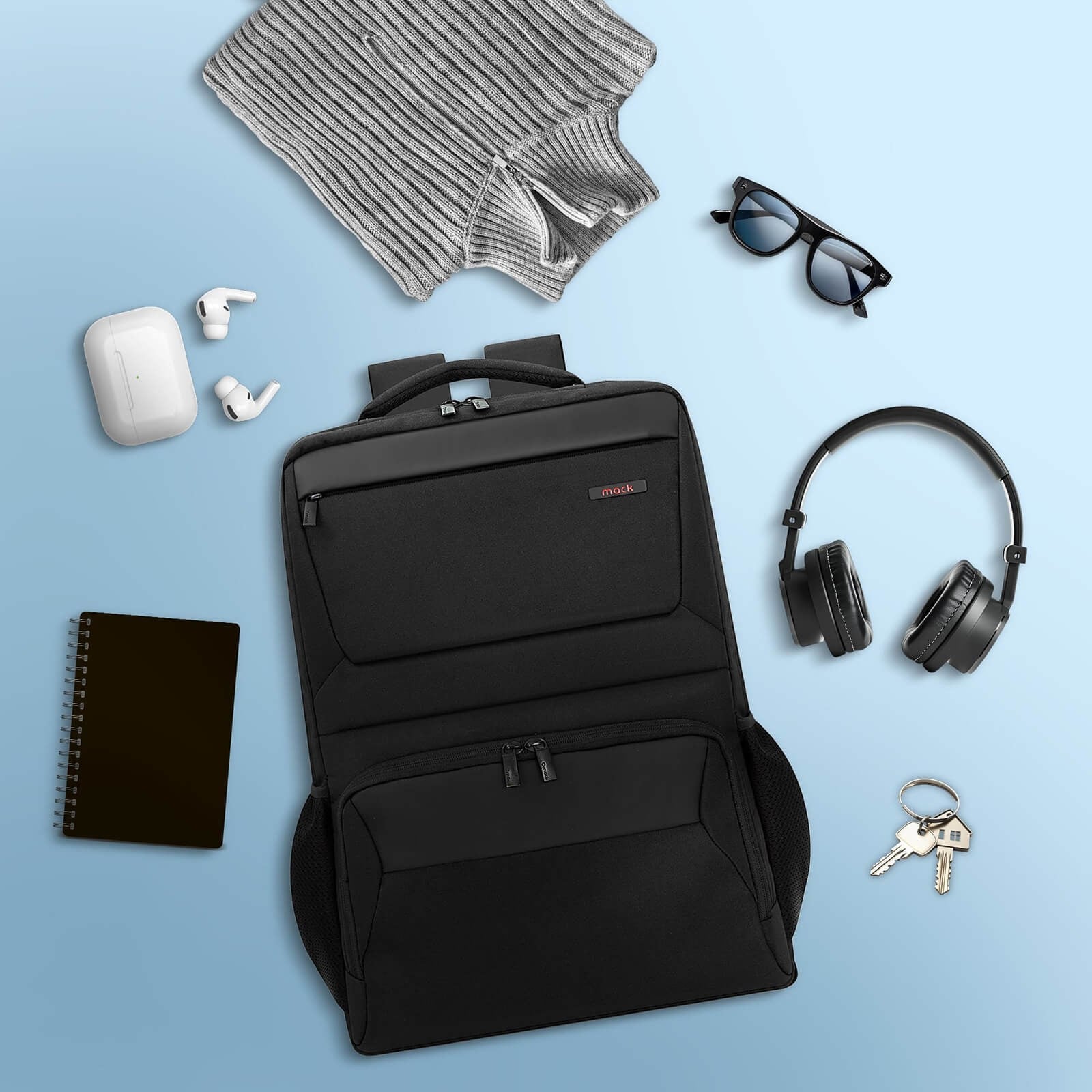 MACK MCC-807 18 Business X Notebook Sırt Çantası Siyah