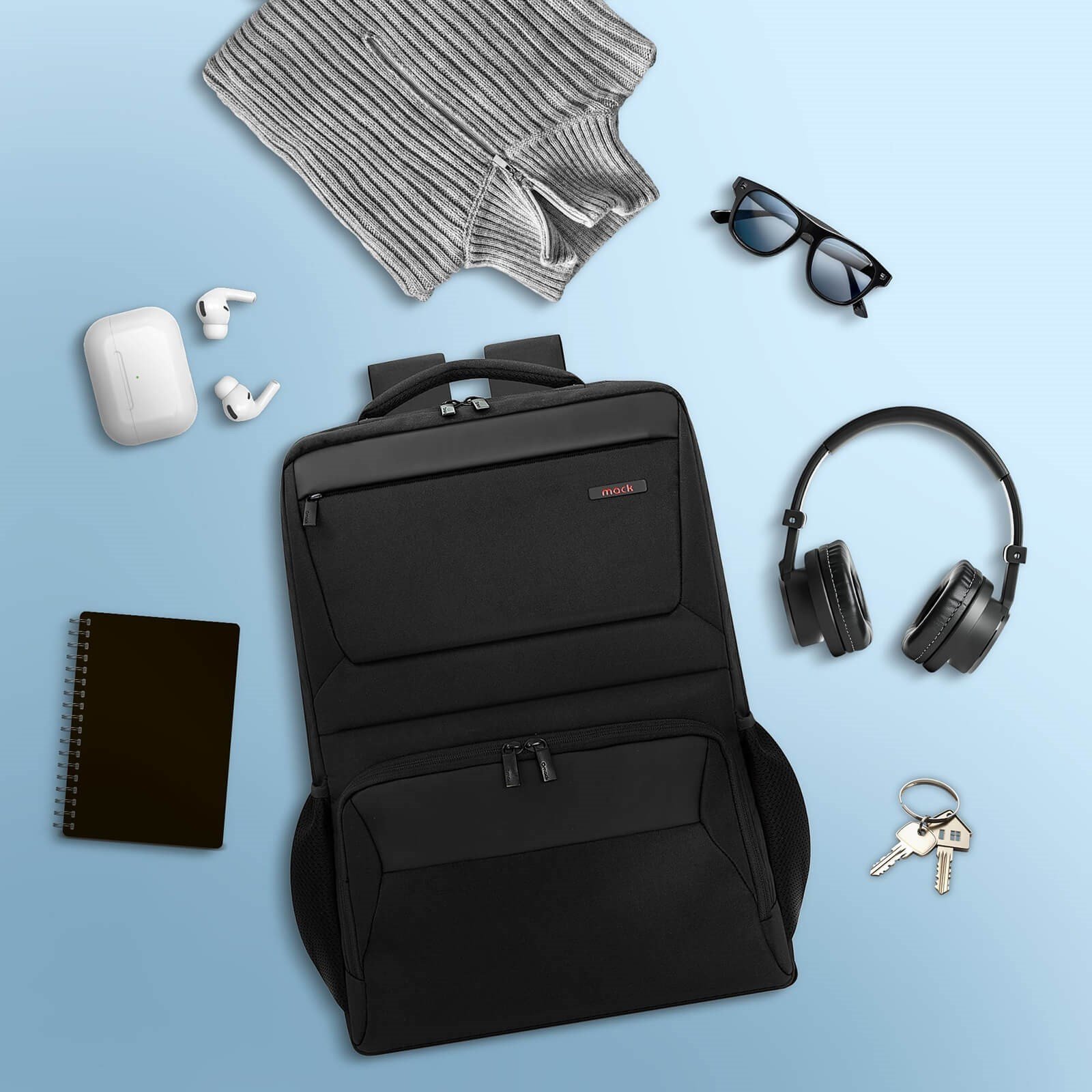 MACK MCC-807 18 Business X Notebook Sırt Çantası Siyah