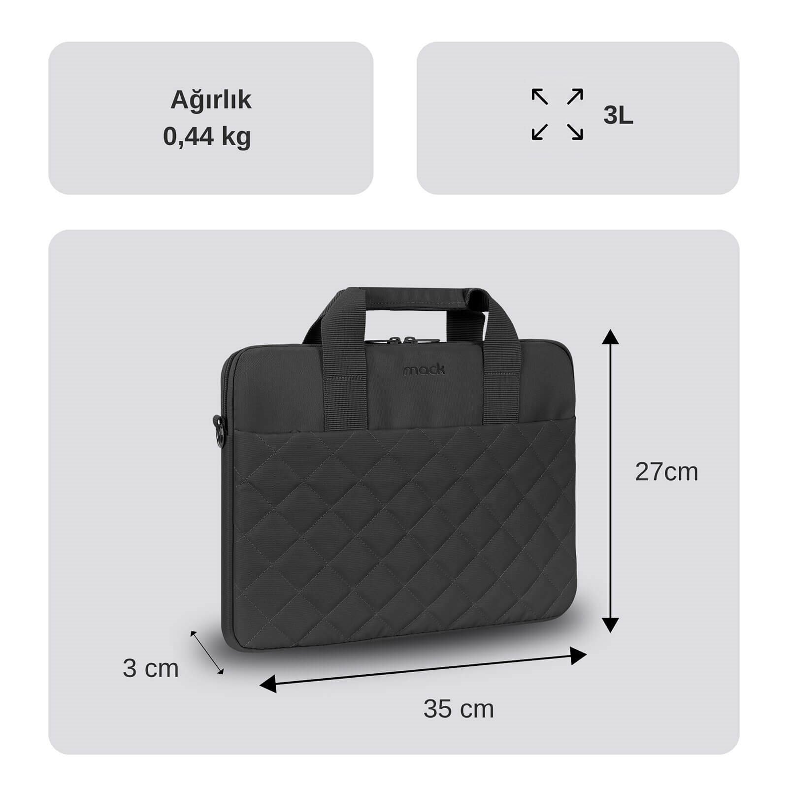 MACK MCC-901 14.1 iksy Notebook Çantası Siyah