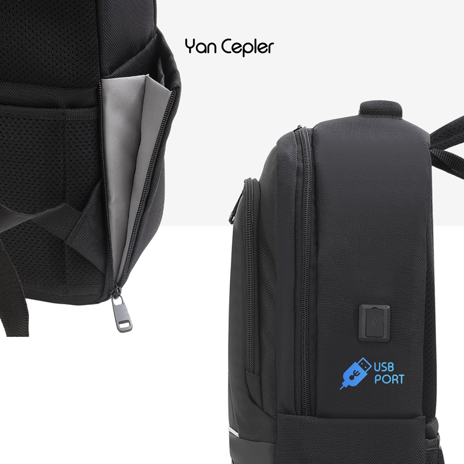 MACK MCE-1203 15.6 OFFICE Pro-2 Eco Notebook Sırt Çantası Siyah